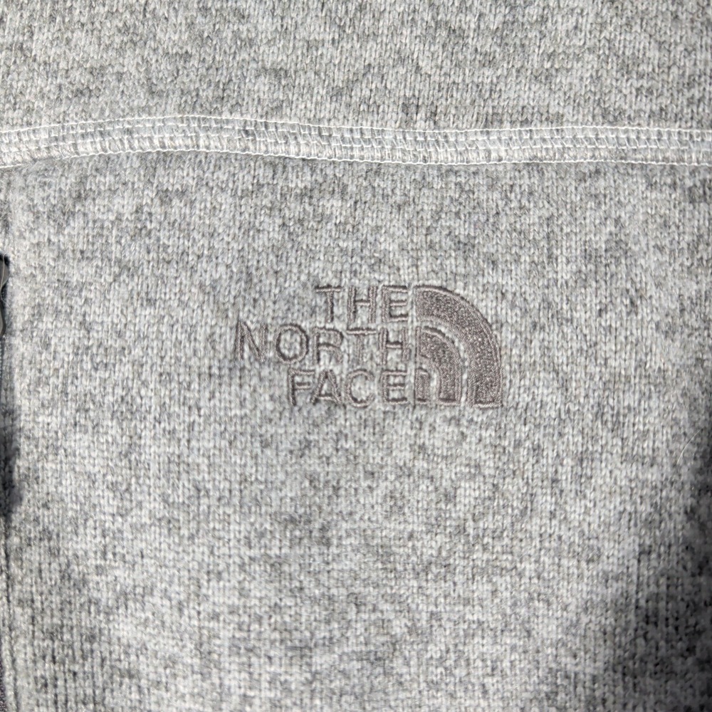 The North Face Pullover Mens L Gray Gordon Lyons 1/4 Zip Fleece Sweater Outdoor - Picture 4 of 9